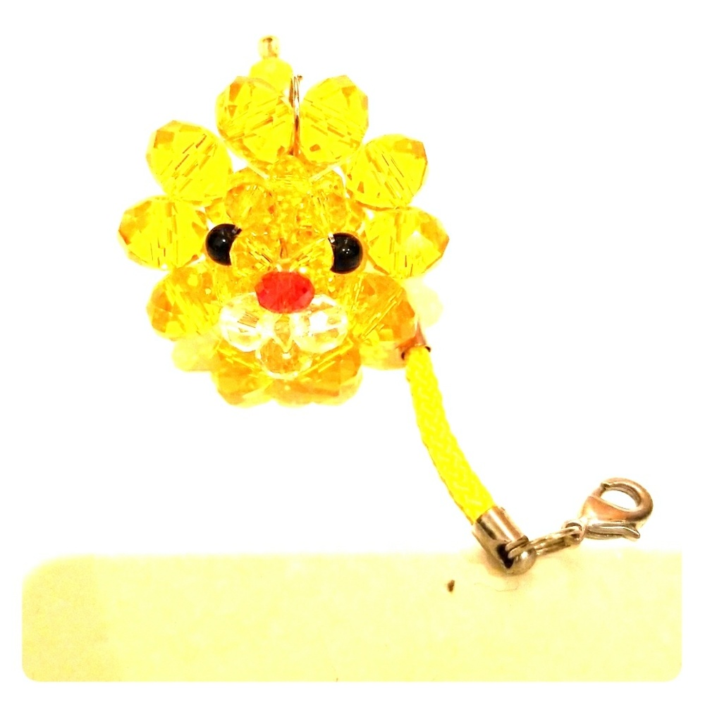 Swarovski Lion Charm